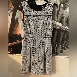 Karl Lagerfeld black and white dress